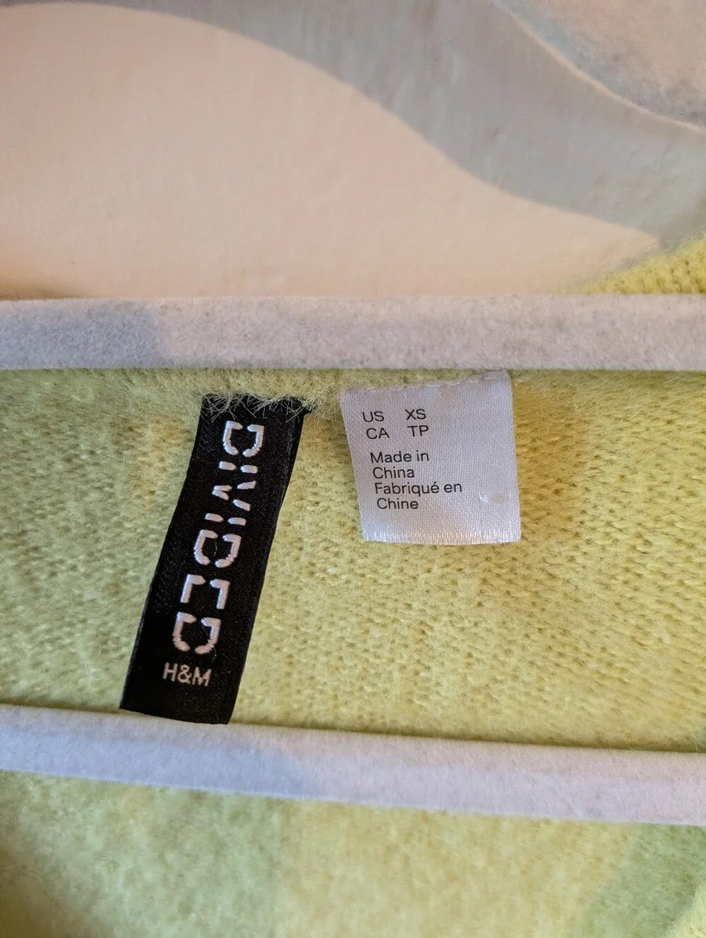 Divided Lime Green Cropped Tie-Front Cardigan Size XS